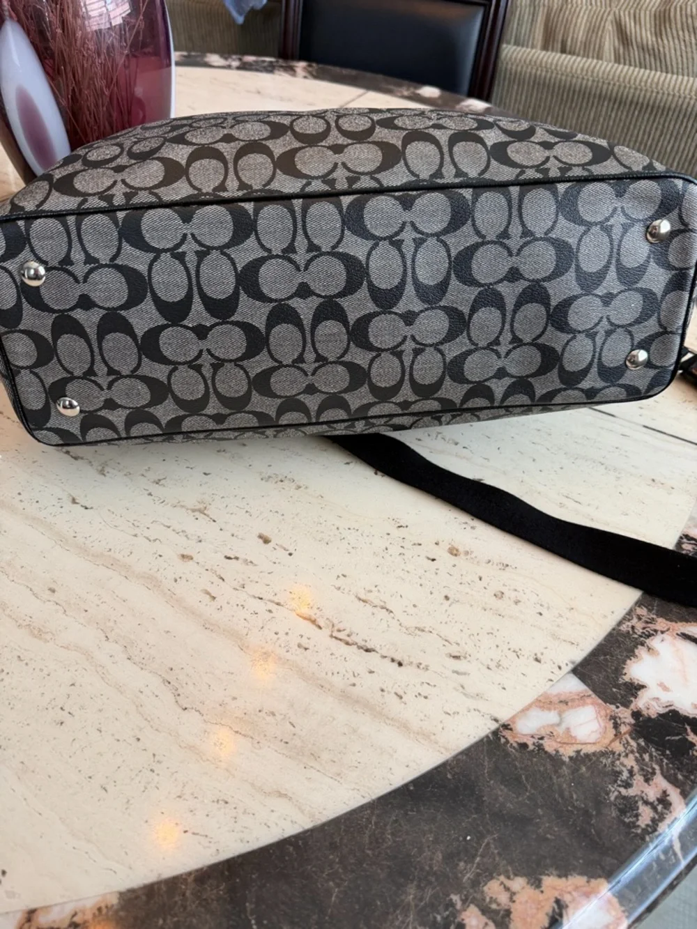 Coach signature jacquard